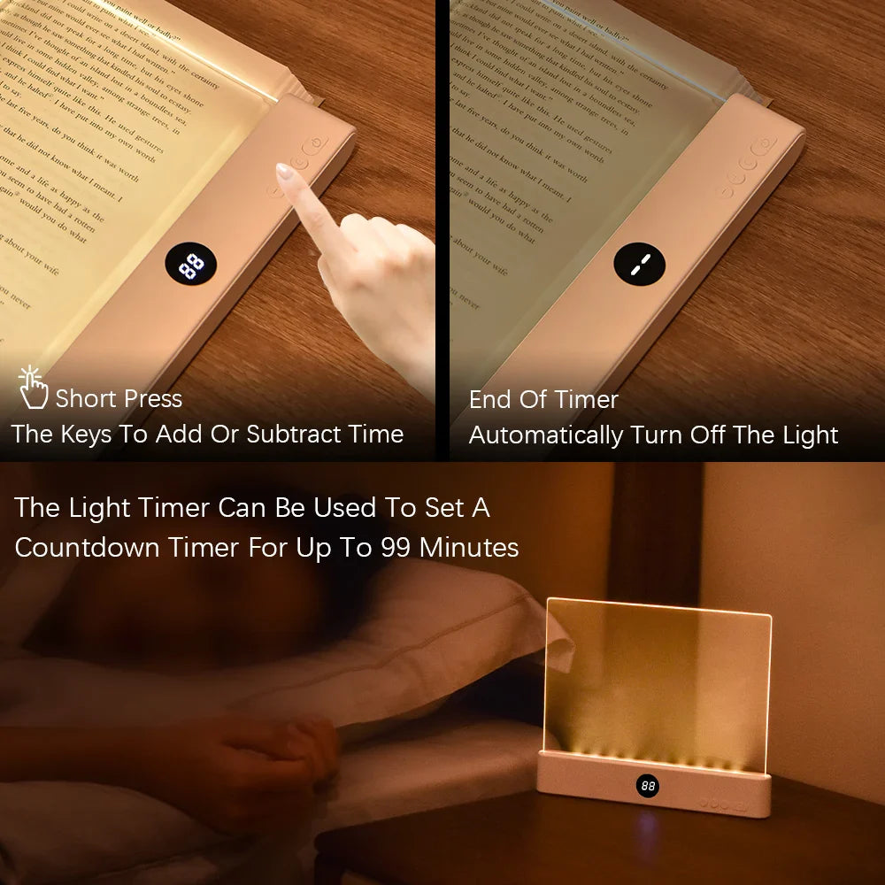 BowLift | Lexora BookLight LED Reading Lamp Bookmark | Portable & Ultra-thin | Night & Travel Light | USB 5V | ABS