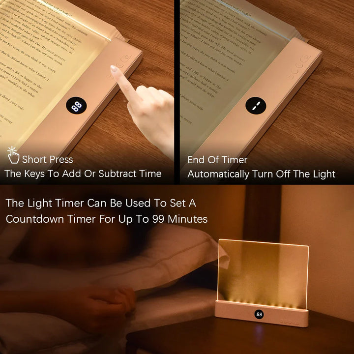 BowLift | Lexora BookLight LED Reading Lamp Bookmark | Portable & Ultra-thin | Night & Travel Light | USB 5V | ABS
