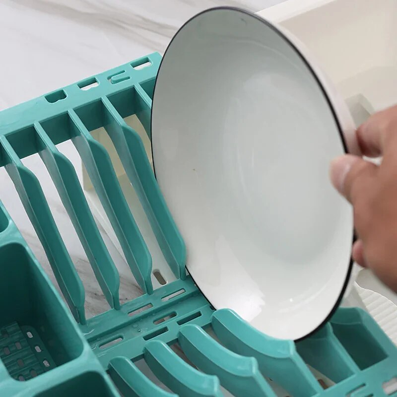 BowLift | Efficient Kitchen Retractable Dish Drain Rack