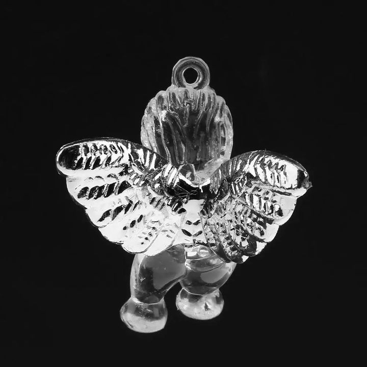 BowLift | Klangverve Wind Chime "Air Kiss" | Romantic Sound Games with Butterfly & Bell | 55 cm Metal Decor for Garden, Balcony & Window