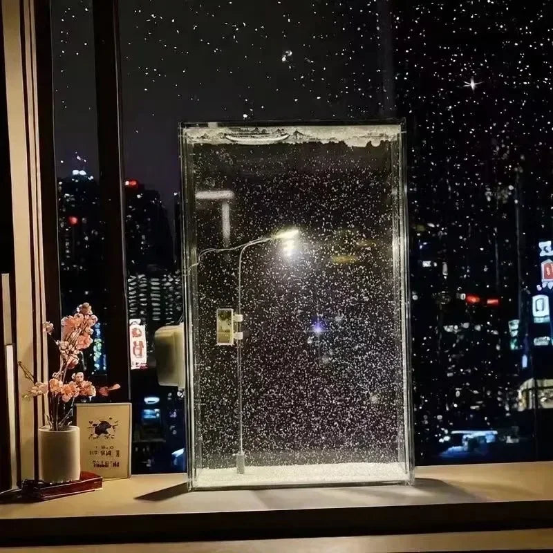 BowLift | Crystal SnowFall Desktop Decor