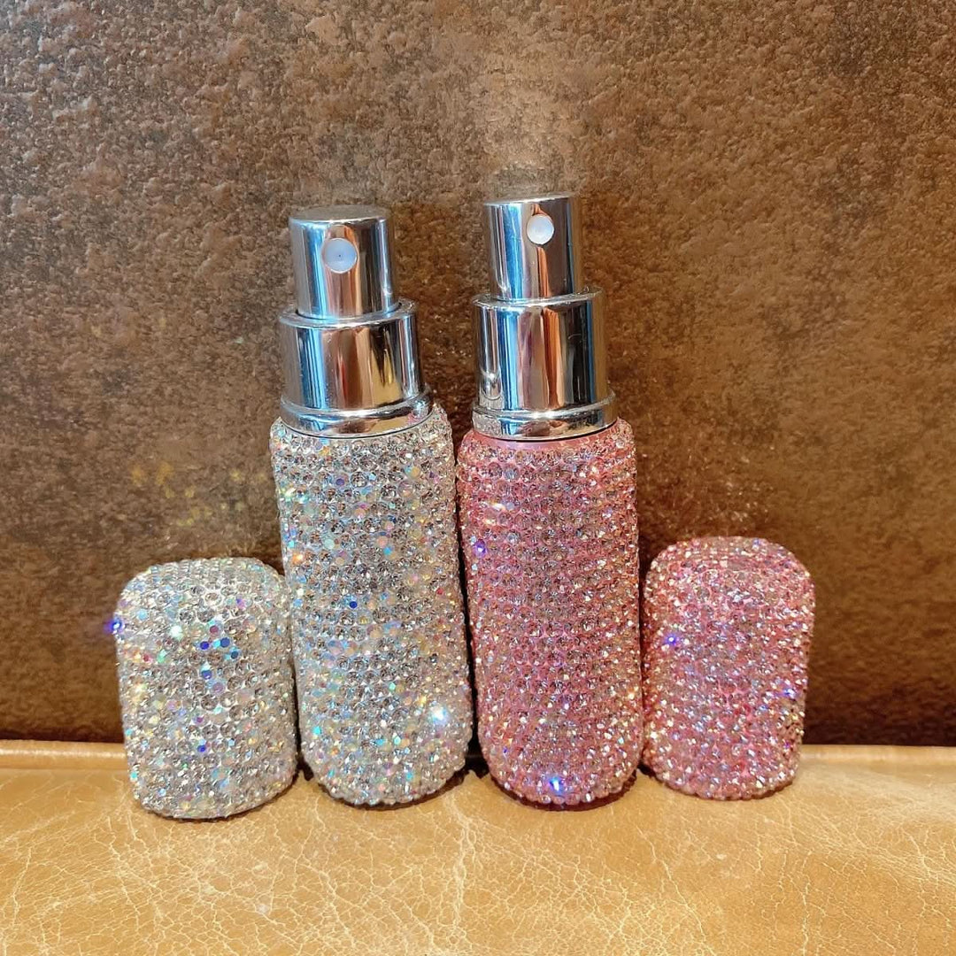 BowLift | Refillable perfume bottle in a luxurious diamond design | 10 ml travel size for on the go