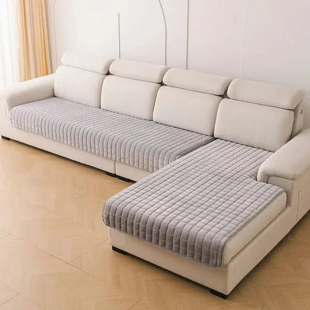 BowLift | VelvetCozy - Plush velvet anti-slip sofa cover for added elegance and comfort