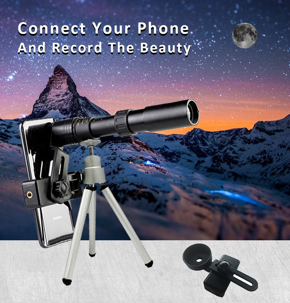 BowLift | 10-300X Zoom Telescope for Mobile Phone