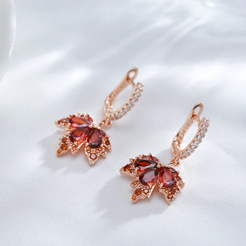 BowLift | Dainty Autumn Maple Leaf Earrings