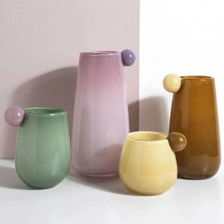 Globe Glass Chubby Vase | Bowlift