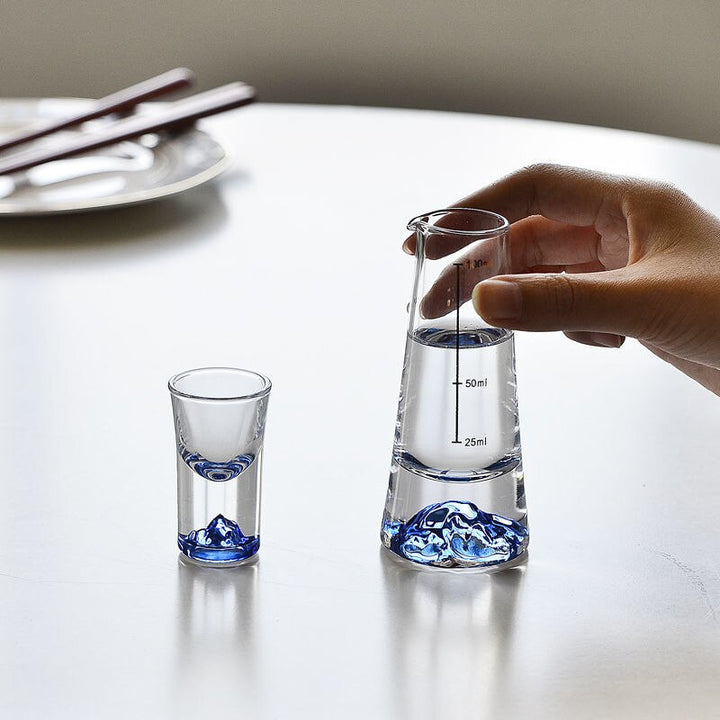 Japan Style Lead-Free Mountain Glass Set | Bowlift