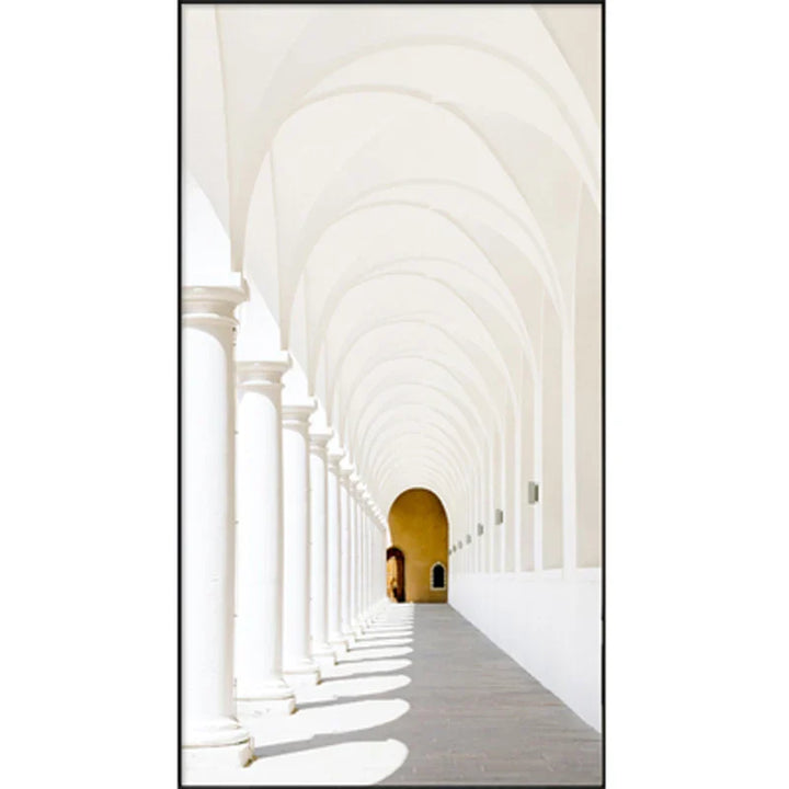 Modern Abstract Minimalist Arches Architecture Wall Art Fine Art Canvas Prints Pictures For Entrance Hall Foyer Living Room Home Office Decor | Bowlift