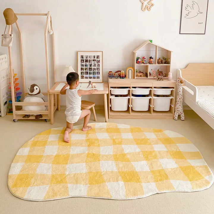 Plaid Wonky Rug | Bowlift
