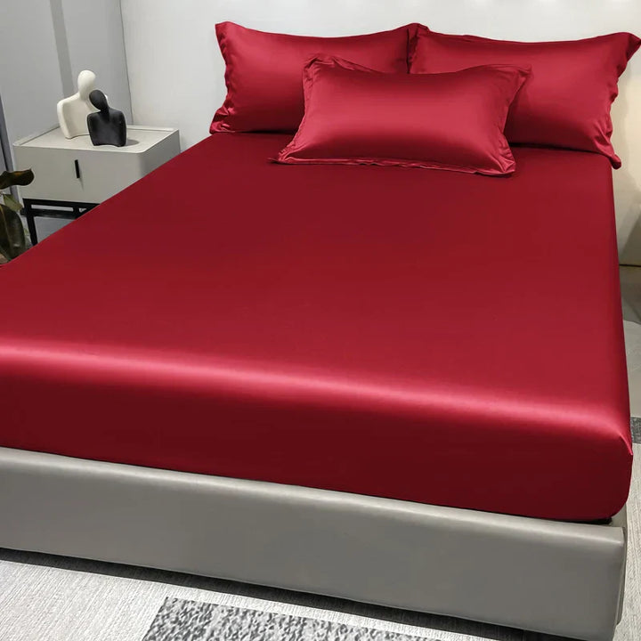 BowLift | SatinDreams Luxury Fitted Sheet | Silky Satin Bed Sheet | Breathable & Cooling | Wrinkle-Free | Easy Care