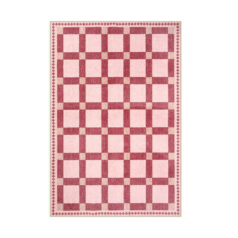 Plaid Fluffy Rug | Bowlift