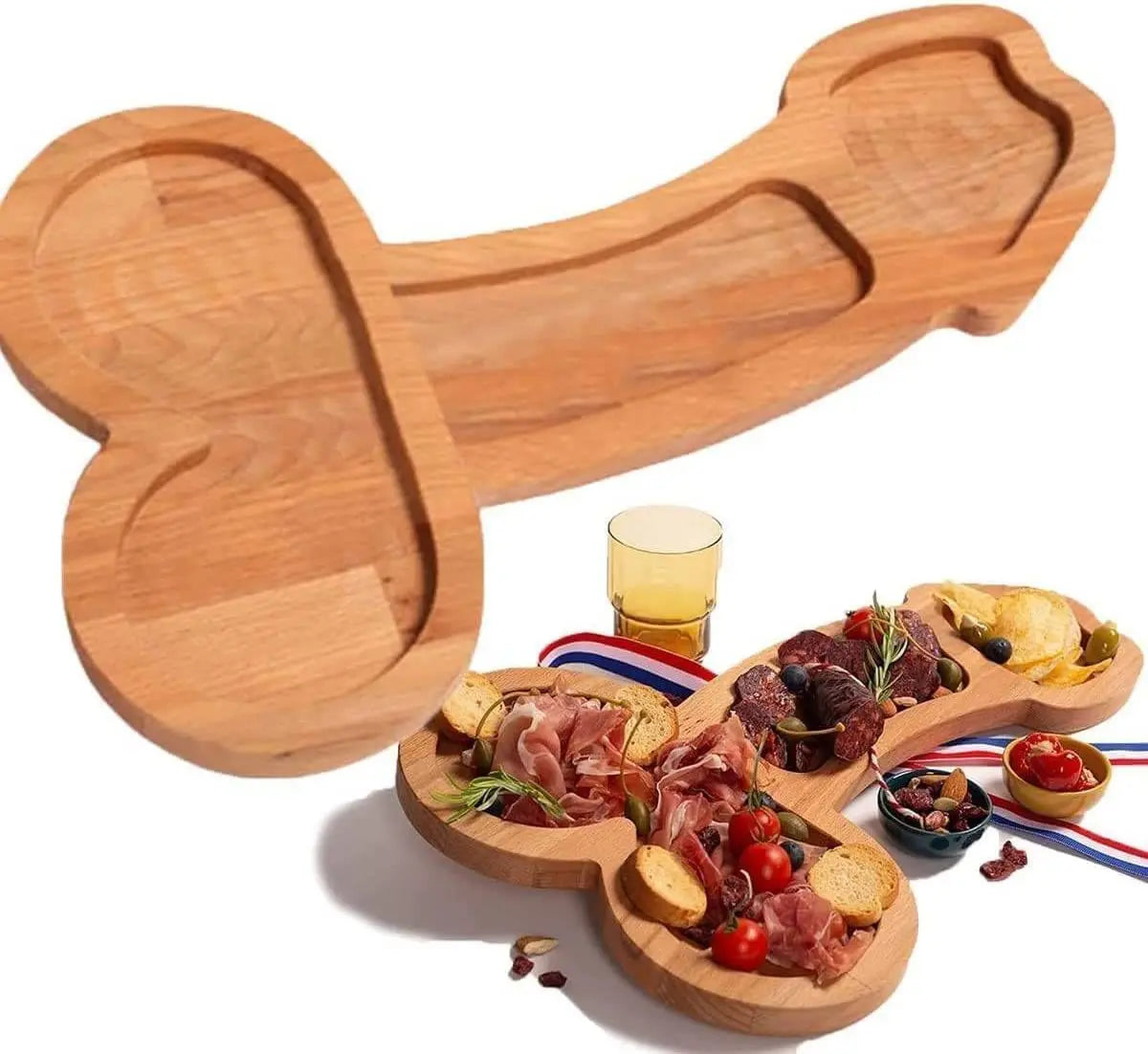BowLift | Funny Adult-Themed Multi-Compartment Serving Board