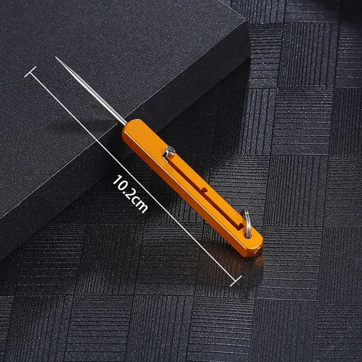 Compact Titanium Outdoor Defense Tool Keychain | Bowlift