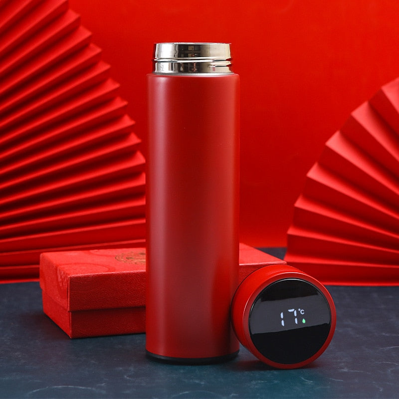 LED Temperature Display Smart Thermos Coffee Mug | Bowlift