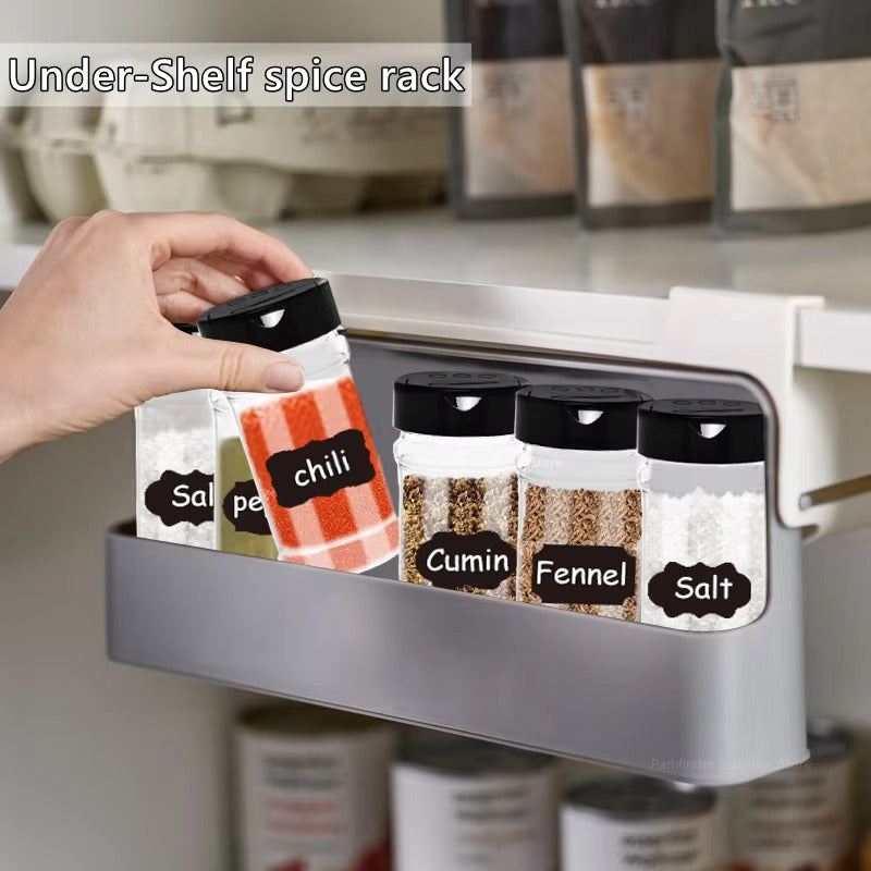 Adhesive Herb Organizer – Sleek Kitchen Storage Solution Bowlift