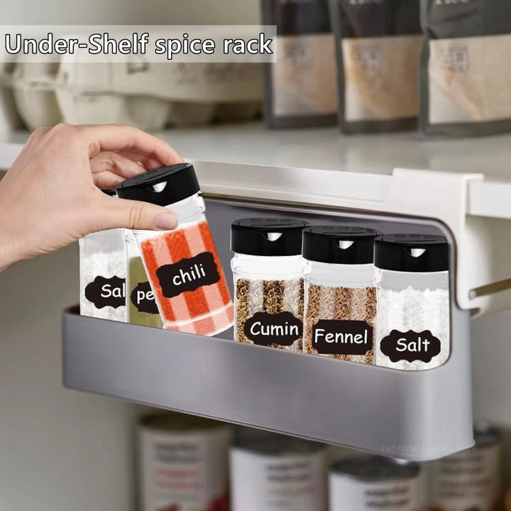 Adhesive Herb Organizer – Sleek Kitchen Storage Solution Bowlift