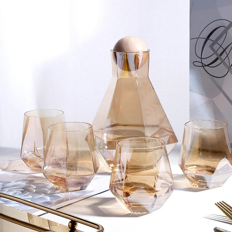Diamond Drinkware 5-Piece Set Bowlift