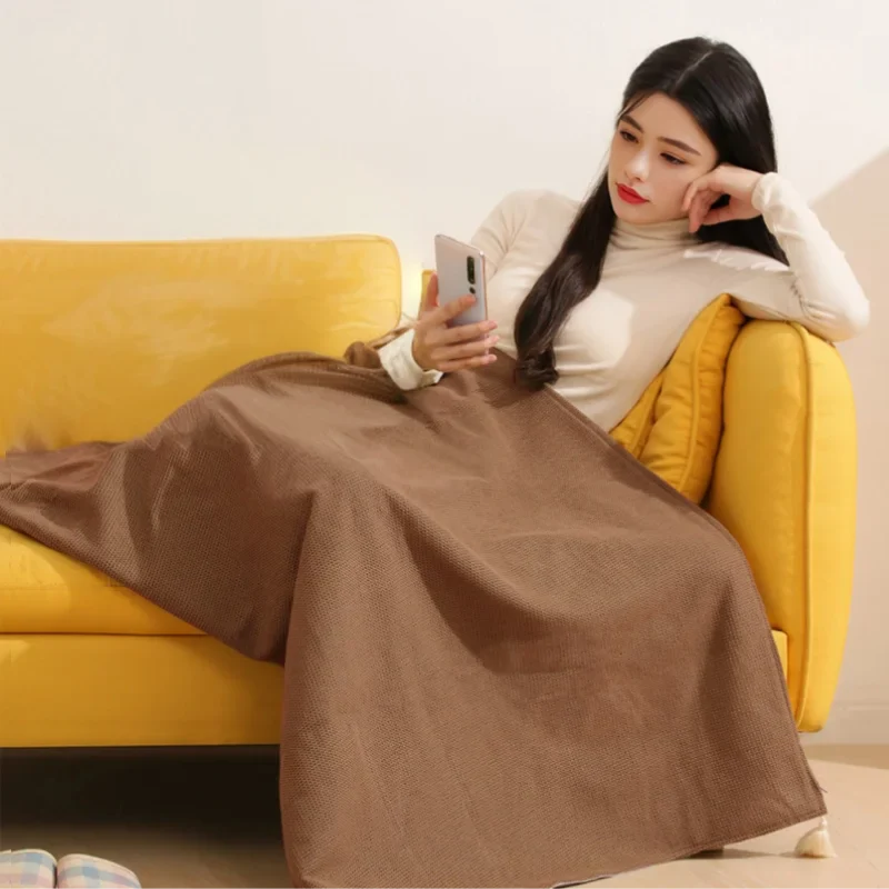 BowLift | CozyTherm Wear USB Heating Blanket to Wear | 150 × 85 cm | 3 Temperature Levels | Machine Washable & Portable
