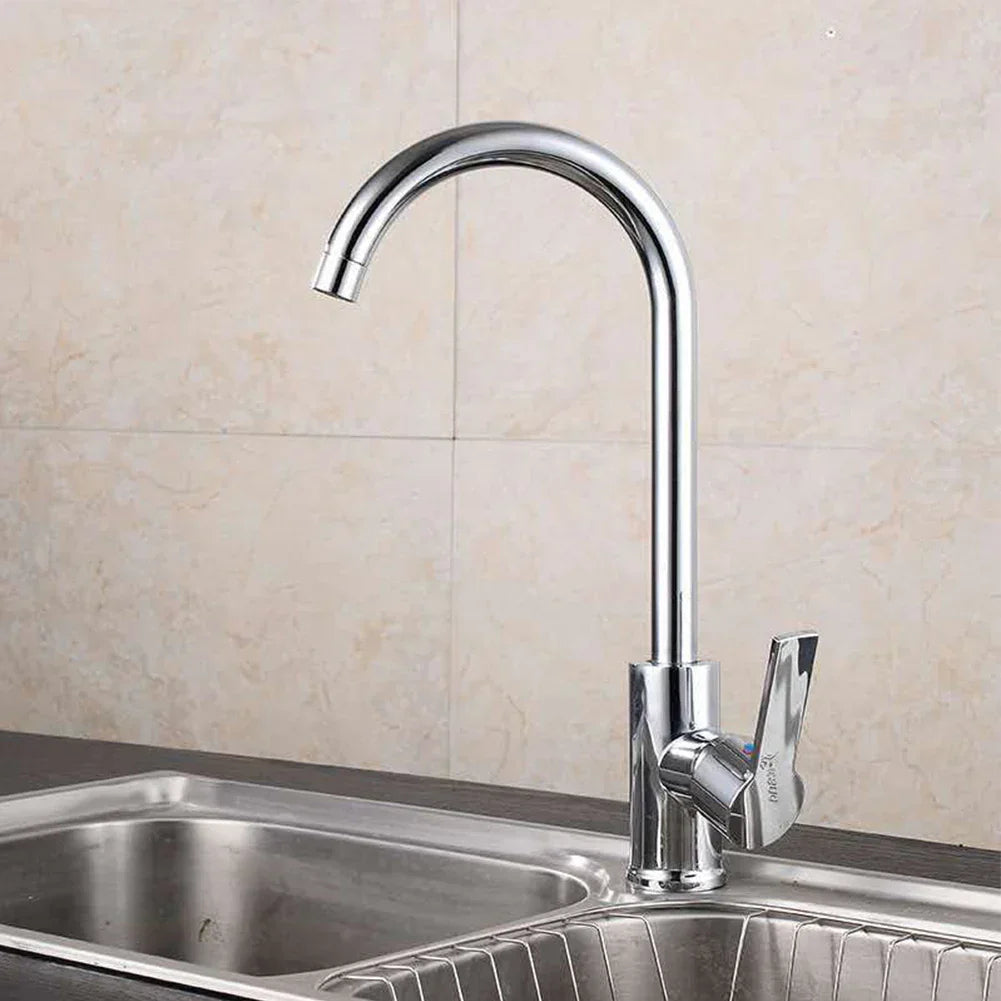 BowLift | AquaShine Kitchen Faucet - Luxury Chrome Kitchen Mixer