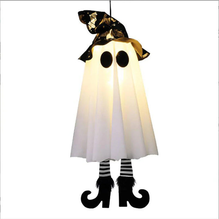 BowLift | Glow Ghost SpookyShine | LED Hanging Ghosts | Halloween Decoration | Indoor & Outdoor | 1/2/3 Pieces