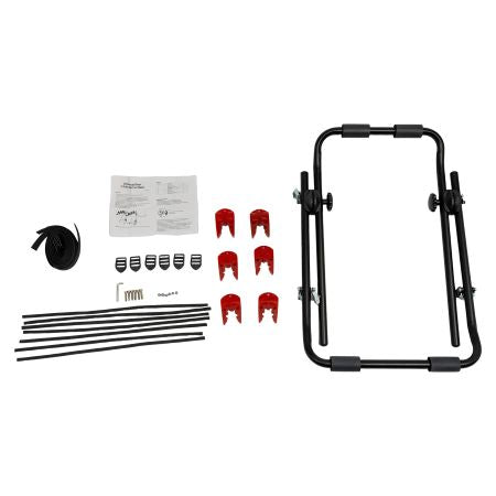 BowLift | Trunk-Mounted 3-Bike Carrier Rack with Fixed Straps for Kids and Lightweight Bikes