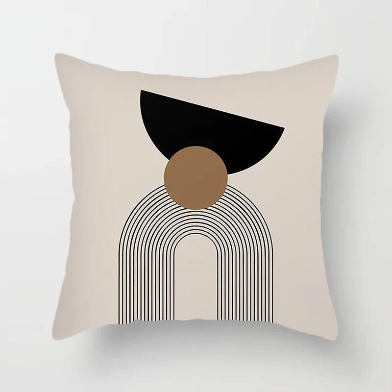 Modern Art Abstract Pattern Decorative Cushion Covers Creative Line Sofa Chair Pillowcases Throw Pillow Case Home Office Decor | Bowlift