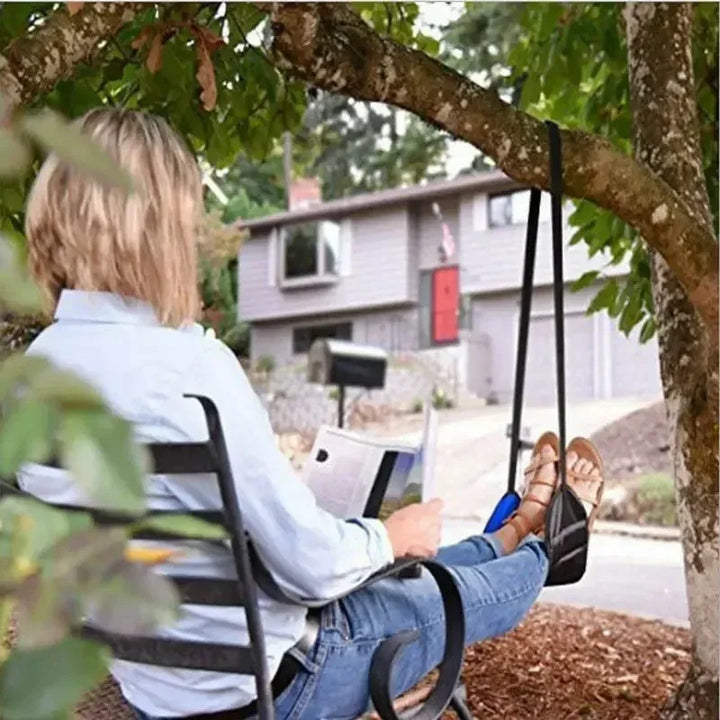 BowLift | Legino TravelRest | Portable Foot Hammock | Memory Foam | Compact and Lightweight