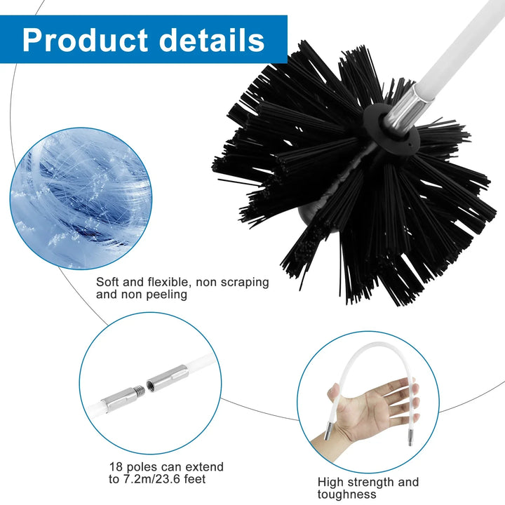 BowLift | Chimney Cleaning Brush Kit