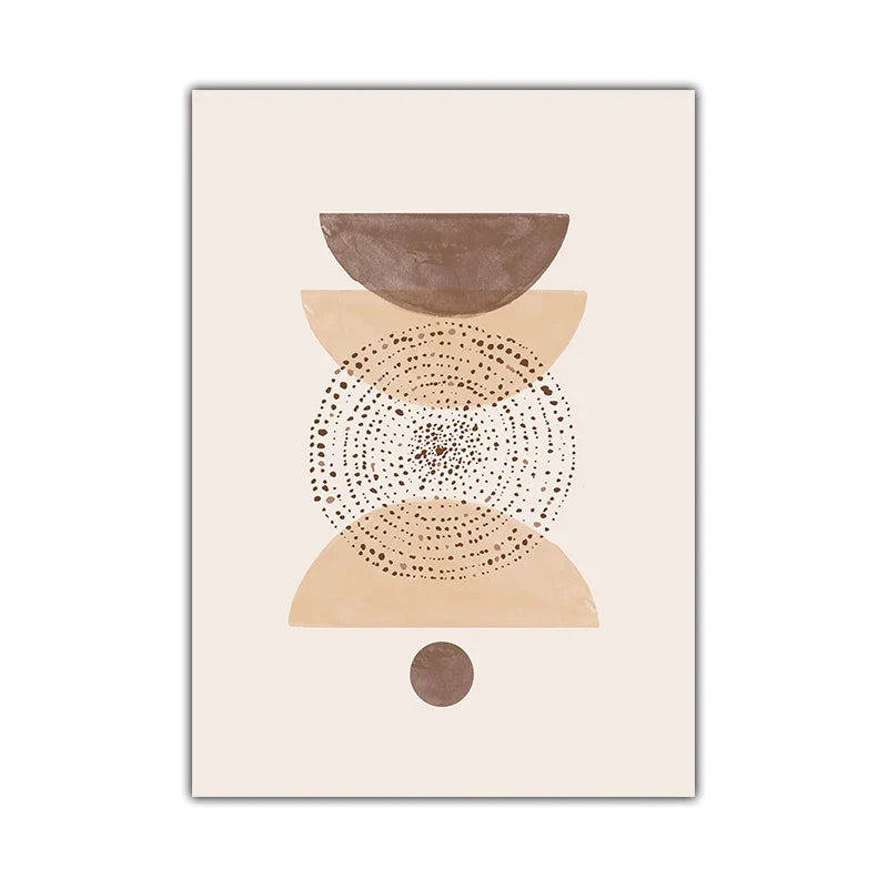 Minimalist Abstract Celestial Geometry Wall Art Fine Art Canvas Prints Sun Moon Posters Pictures For Living Room Bedroom Art Decor | Bowlift