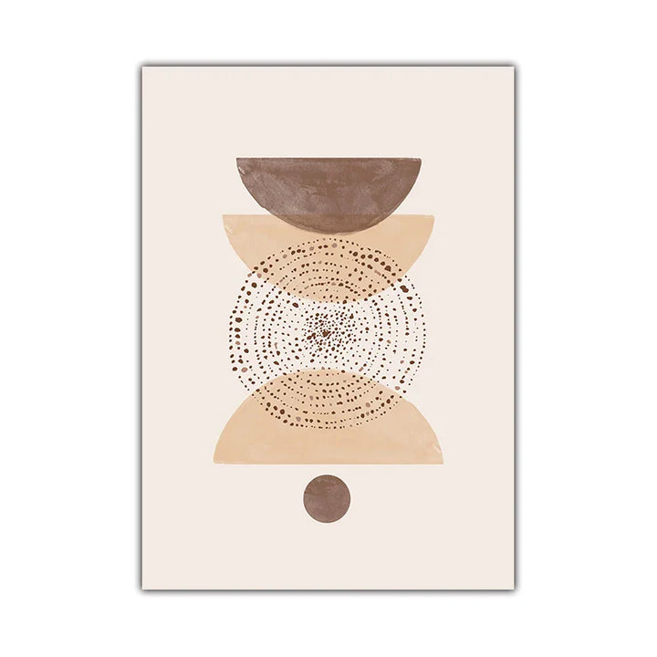 Minimalist Abstract Celestial Geometry Wall Art Fine Art Canvas Prints Sun Moon Posters Pictures For Living Room Bedroom Art Decor | Bowlift