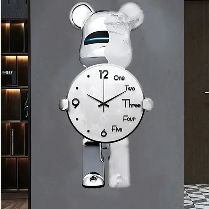 BowLift | Glowing Star Bear LED Wall Clock