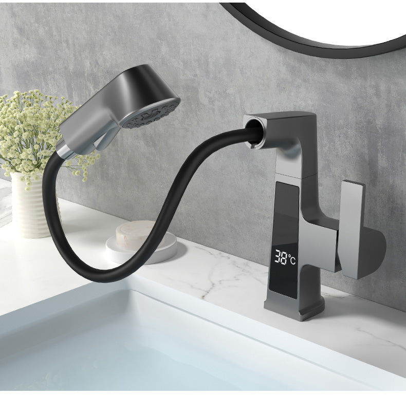 BowLift | Elegant Temperature Display Smart Faucet