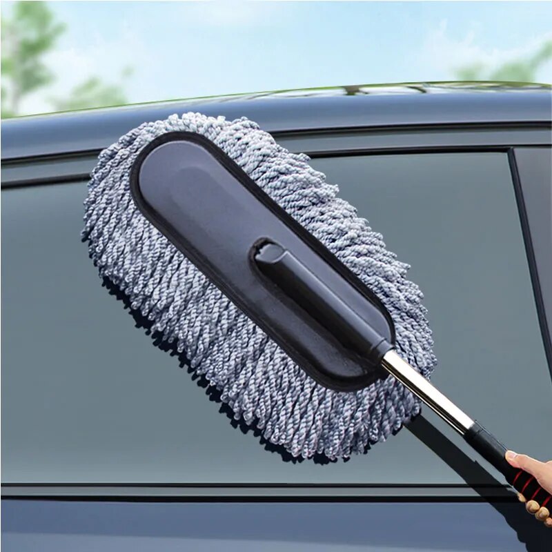 BowLift | Pro Clean Universal Retractable Car Waxing Brush Set
