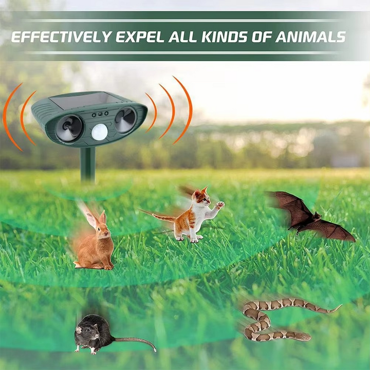 BowLift | Solar-Powered Ultrasonic Animal Repellent for Gardens and Yards
