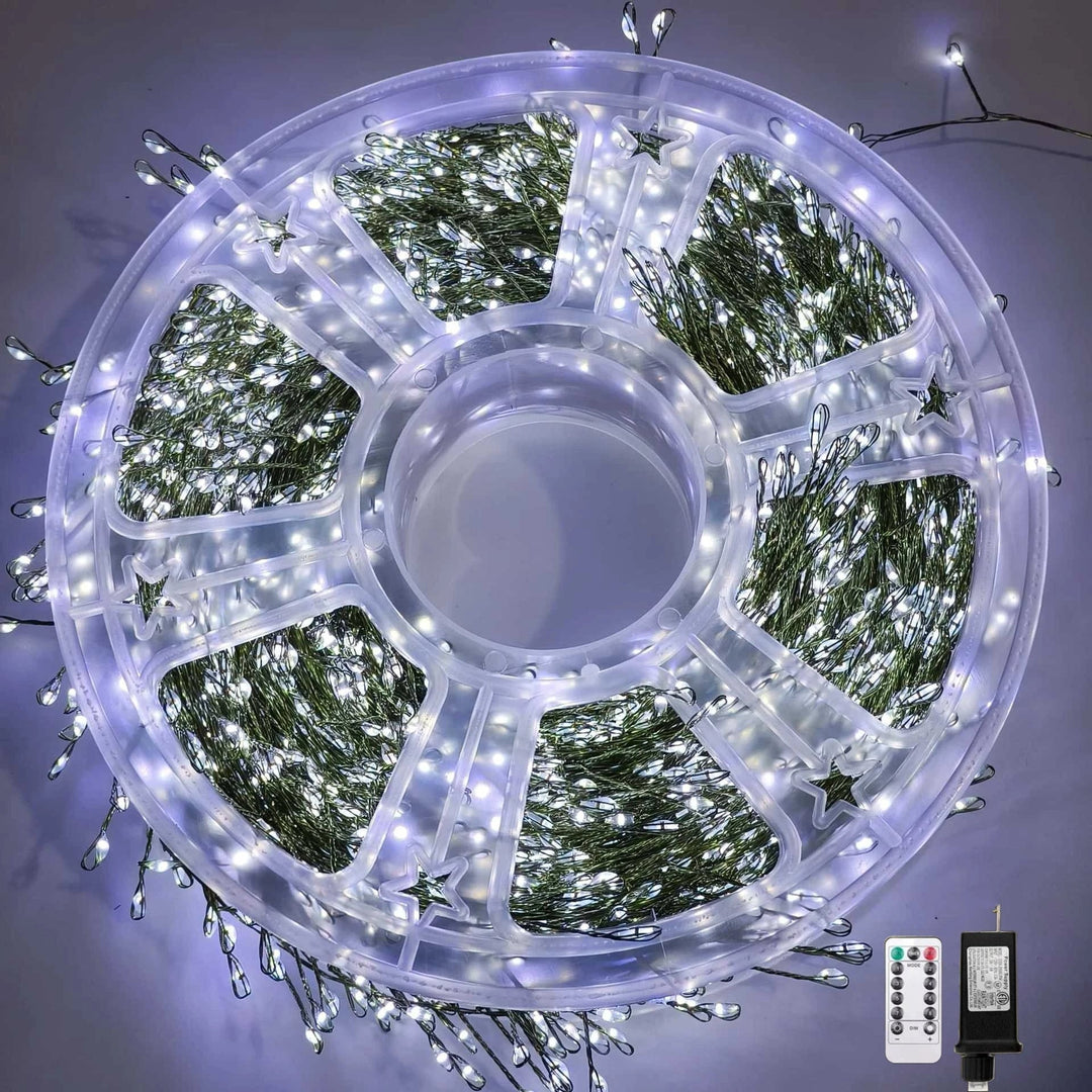 BowLift | LED Firework Light String with Remote Control 30-75 m 900-2000 LEDs IP65 Waterproof for Parties