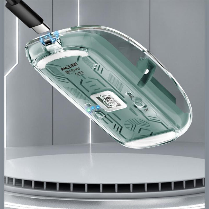 BowLift | Silent Transparent Clear Click Wireless Mouse