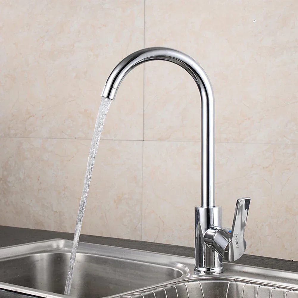 BowLift | AquaShine Kitchen Faucet - Luxury Chrome Kitchen Mixer