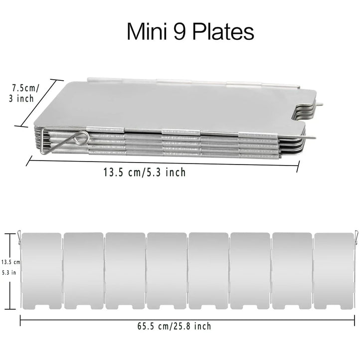 BowLift | CampWind Flexible Windbreak | Compact & Portable | For Gas Stoves & Outdoor Cooking