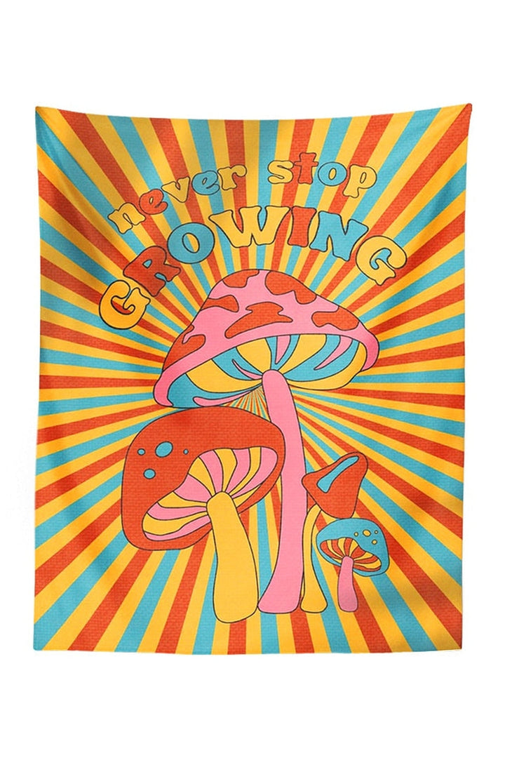 Years inspired mushroom carpet wall hanging | Bowlift