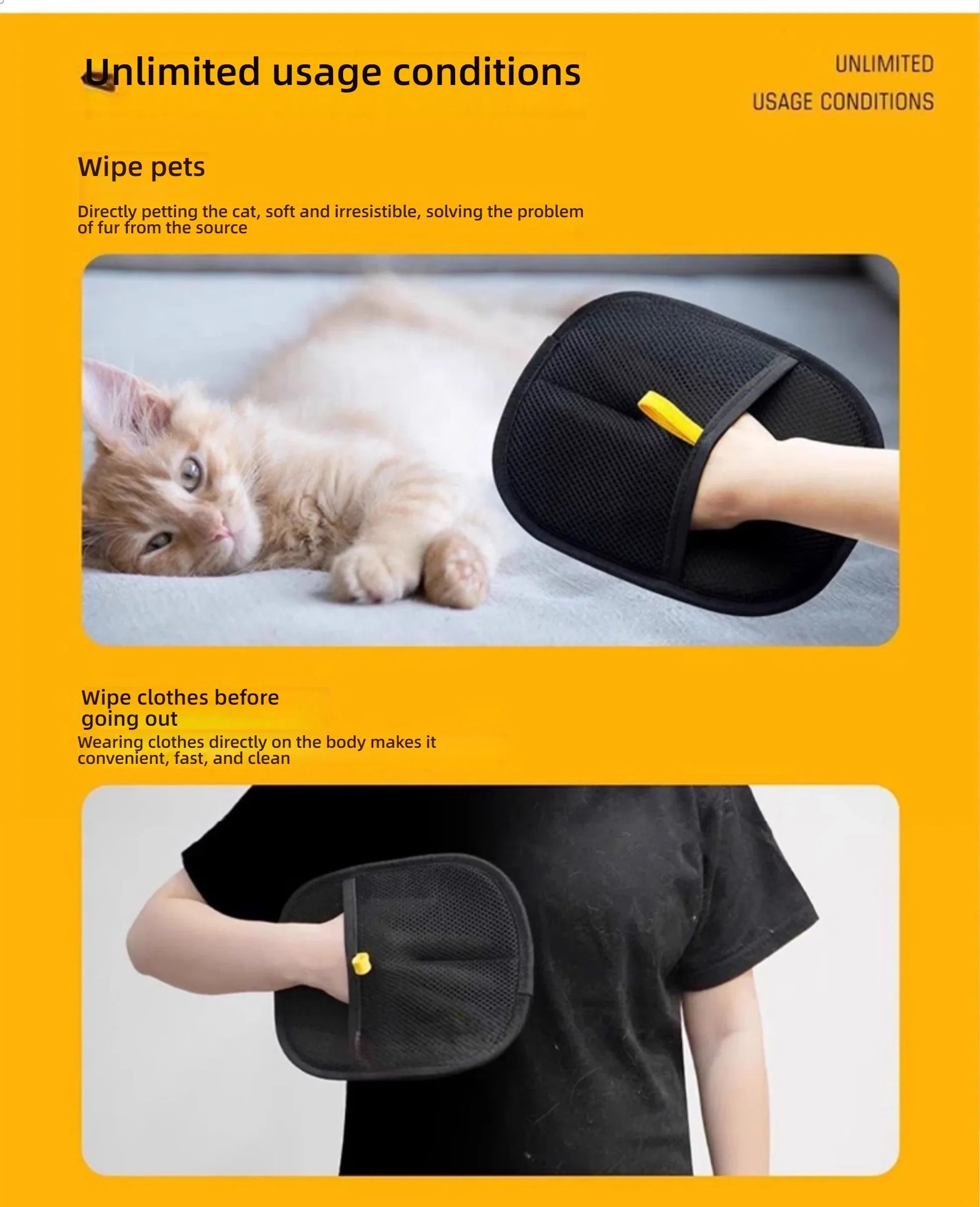 BowLift | GroomEase Pet Hair Remover Glove