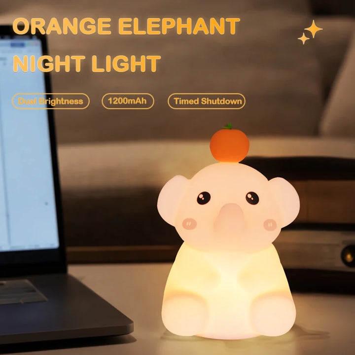 BowLift | LumiDum LED Night Light | Soft Silicone | 3 Brightness Levels | Portable & Rechargeable | 17.7 × 9.1 cm
