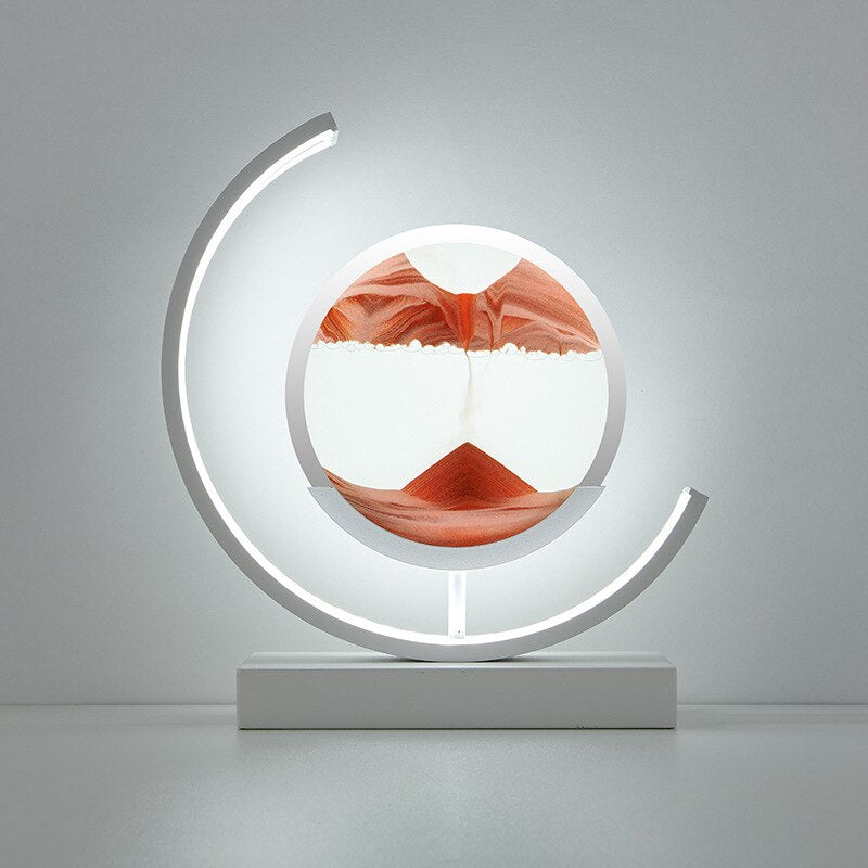 BowLift | Sand Table Lamp | Calming Sandscape Design | Perfect for Home Decor & Relaxation Spaces
