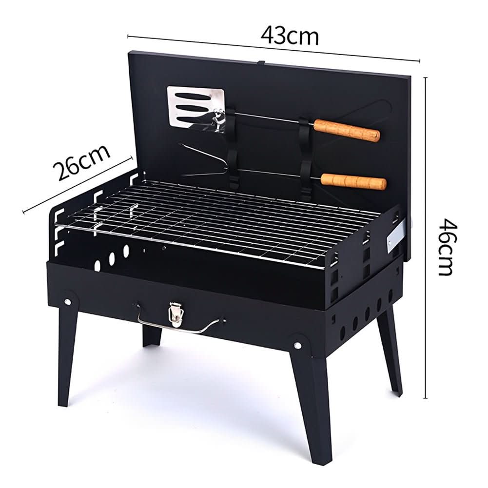 BowLift | Foldable steel garden barbecue for camping & garden