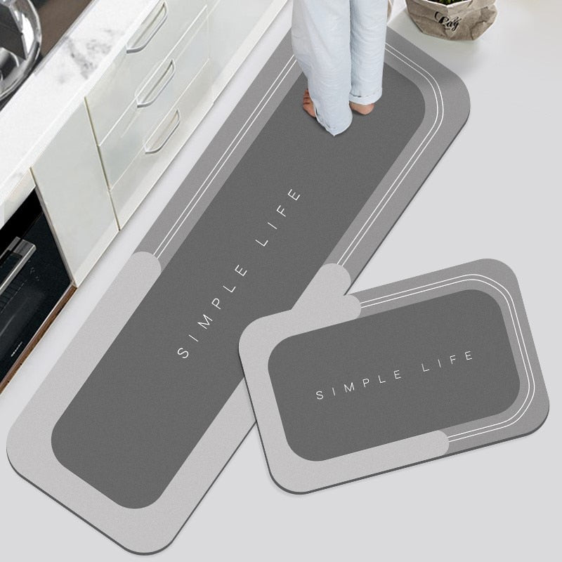 Modern Water Absorbent Anti-slip Area Rugs | Bowlift