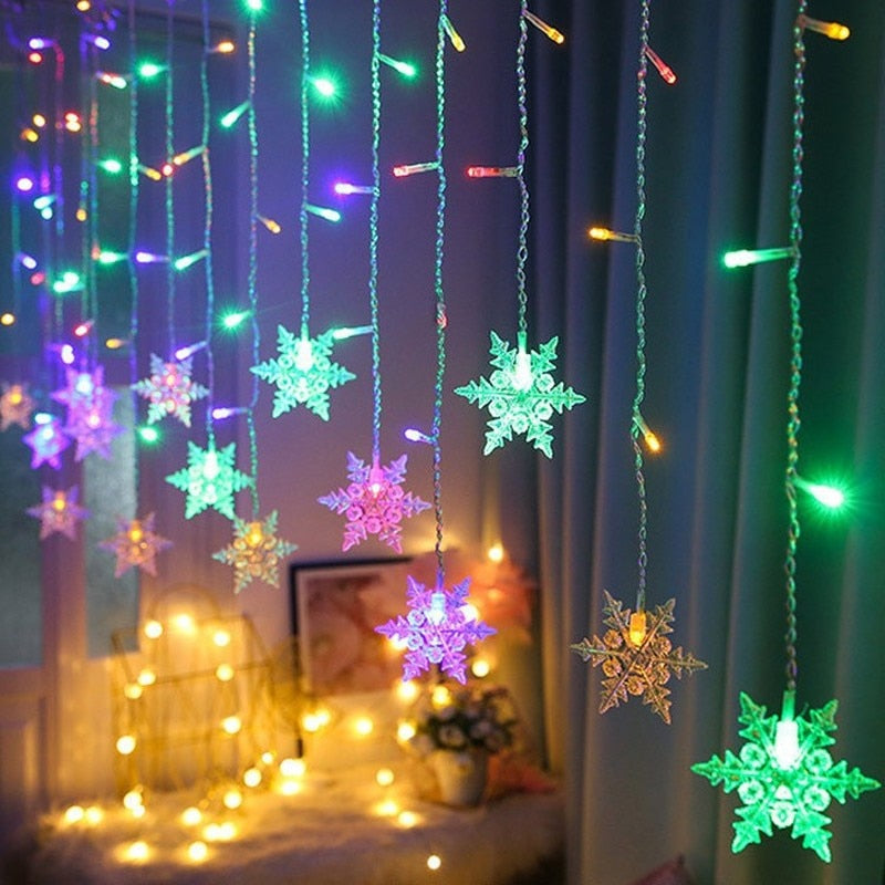 LED Fairy Snowflake Lights | Bowlift