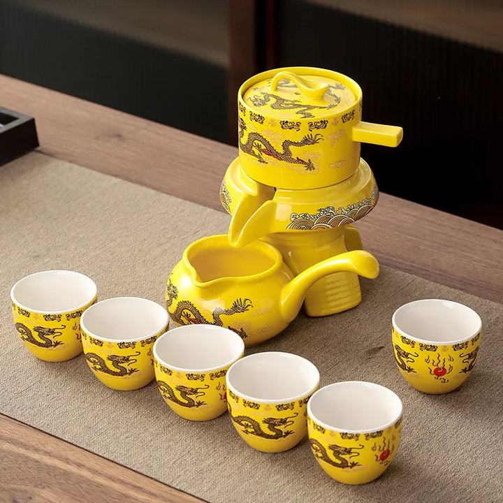 BowLift | Mystic Sip Kung-Fu Ceramic Tea Set