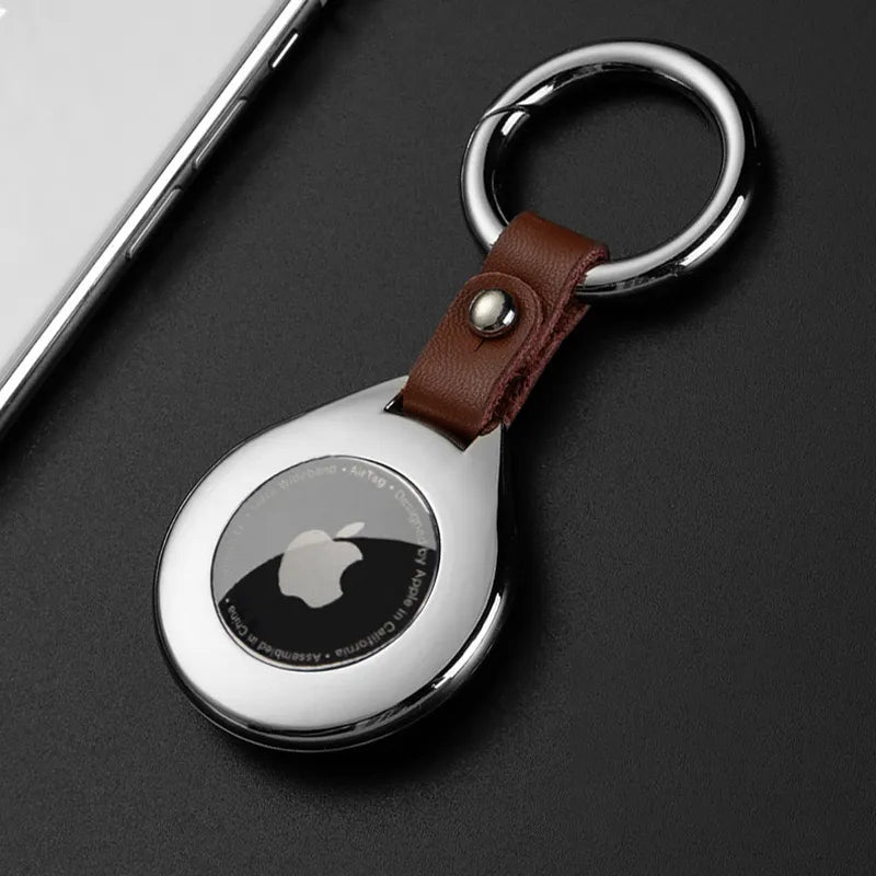 BowLift | High-Quality Leather Metal Pendant Protective Case for Apple Airtags