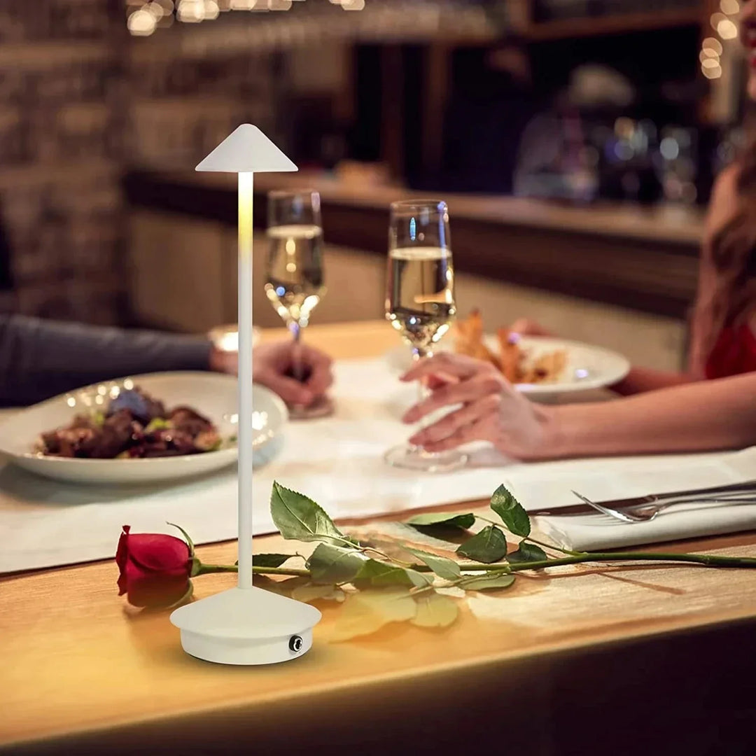 BowLift | Rechargeable Table Lamp Creative Dining Room Touch Led Hotel Bar Coffee Pina Pro Table Lamp Decorative Desk Lamp