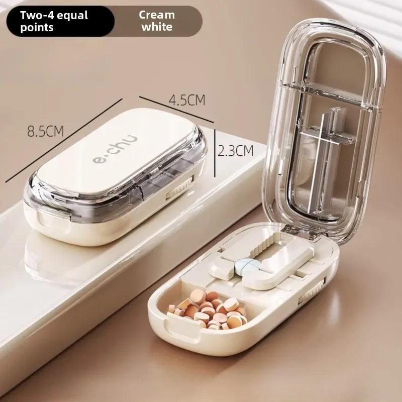 Pocket Size Dustproof Pill Cutter Organizer | Bowlift