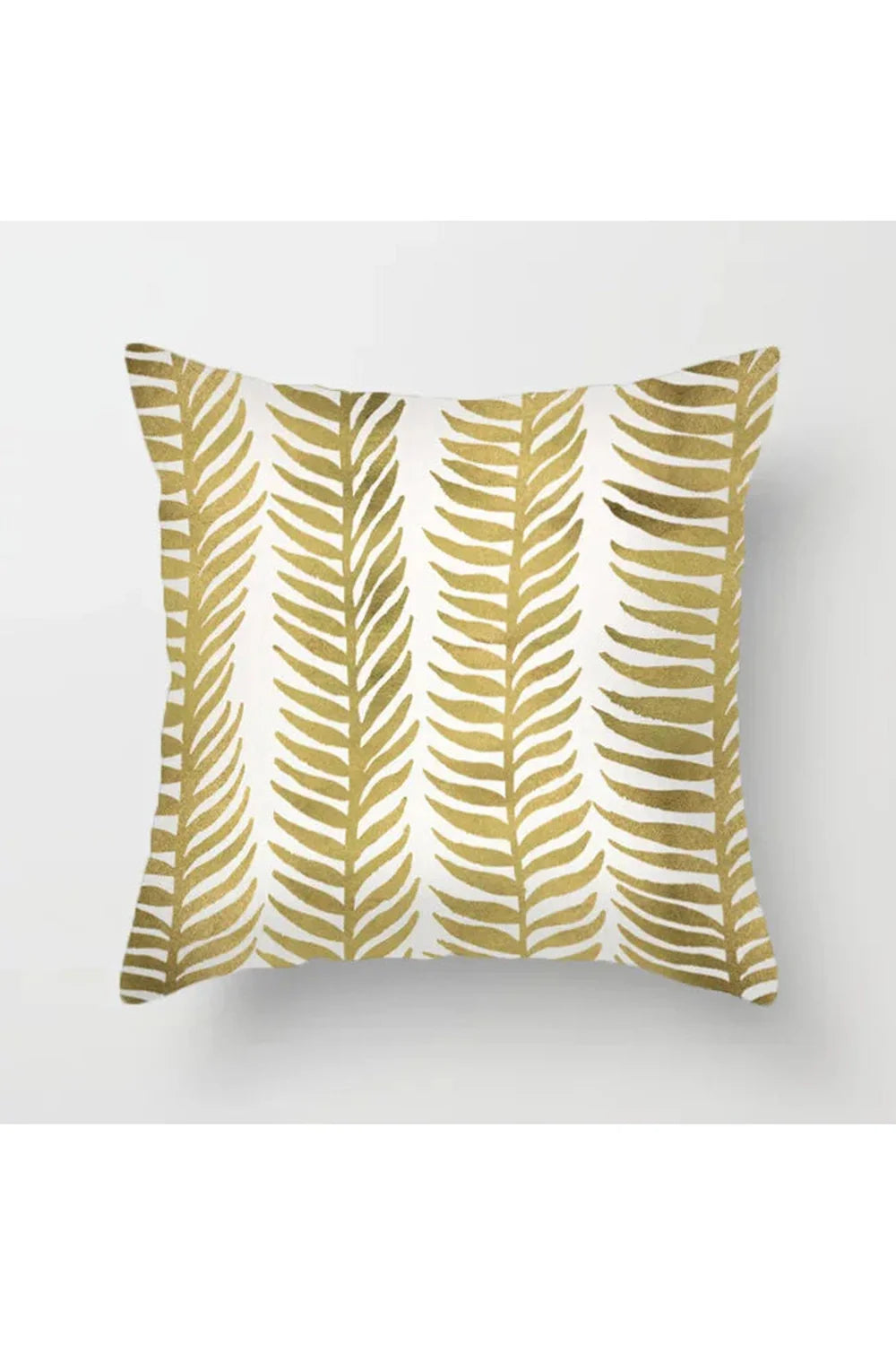 Yellow Leaf Polyester Pillowcase | Bowlift